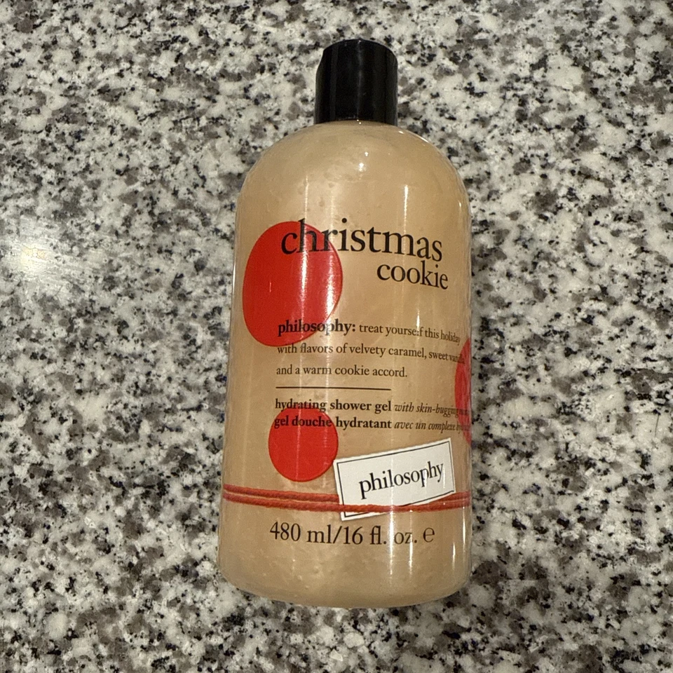 Philosophy Christmas Cookie Champú Gel de Ducha Champú 16 Oz Nuevo Rojo Vacaciones Foto 1 de 3