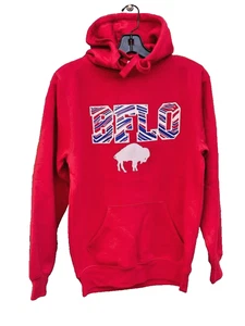 Sudadera con capucha/sudadera roja Buffalo Bills Football M. ENVÍO GRATIS - Imagen 1 de 2