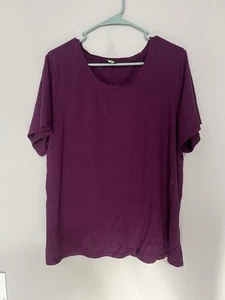 Eileen Fisher T-Shirt Größe 2XL Farbe Pflaume - Bild 1 von 7