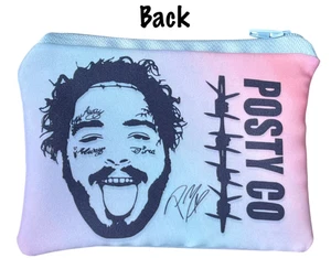 Post Malone kleine handgefertigte Stoff-Münzbörse mit Reißverschluss Country Musik - Bild 1 von 2