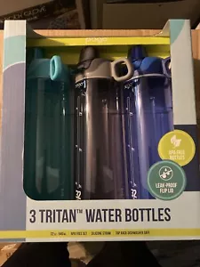 Pogo 32-oz Tritan Water Bottles, Assorted Colors (3 Pack) New In Box Fast Ship - Picture 1 of 1