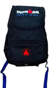 Ironman Triathlon CDA WACO Black High Performance Padded Backpack Biking Drain - Picture 1 of 9