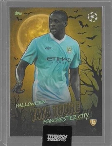 2024 Topps Total Football Yaya Toure #1/1 Halloween Gold Parallel Man City - Picture 1 of 2