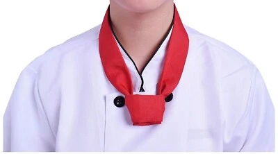 UScarmen Unisex Classic Short Sleeve Chef Coat Jacket 0190328 White Black  - Image 1 of 4