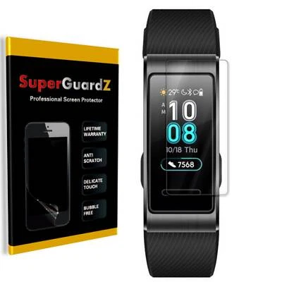 SuperGuardZ 透明全罩屏幕保护膜保护套 适用于华为 Band 3 Pro — 第 1/4 张图片