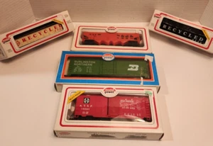Lot 5 Ho Model Power Trains Santa Fe ATSF 140185, recycled steel and Burglington - Picture 1 of 6