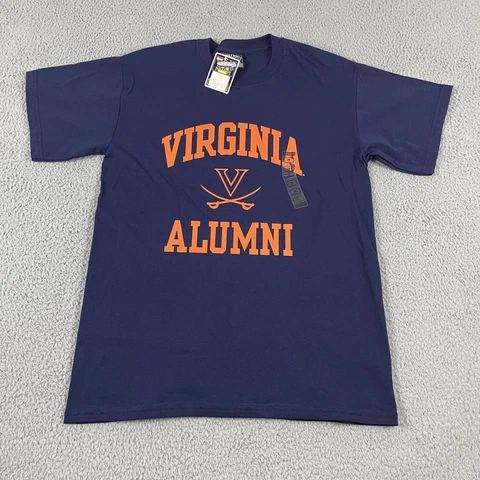 Virginia Cavaliers T-Shirt Mens Medium Blue Crew Neck Cotton Steve & Barry's Cover