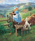 Scott Gustafson - Mary Had a Little Lamb - Canvas Giclee Stretched 14 X 12 MINT