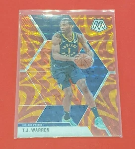 2019-20 Mosaic Prizm Orange Wave T.J. Warren - Indiana Pacers - Imagen 1 de 1