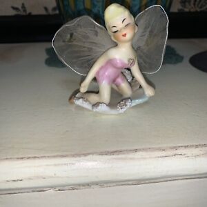 VINTAGE 1950'S PORCELAIN PETER PAN’S TINKER BELL WITH TULLE WINGS