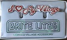 Department 56 Brite Lites Lighted Village Accessory Merry Christmas Sign