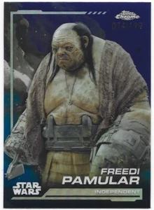 2024 Topps Chrome Star Wars Freedi Pamular Kamino Aqua Refractor #90 074/199 - Picture 1 of 2