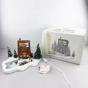 Dept 56 Villaggio delle Nevi Casa Riscaldante Vintage, Ritirato Illuminato Con Scatola - Foto 1 di 8