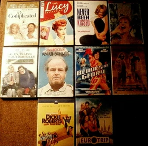 Lot of 10 COMEDY DVDs - Stve Martin John Candy David Spade Meryl Streep + - Imagen 1 de 1
