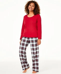 Pijama Family para mujer Top de pijama, rojo, X-grande SOLO TOP - Imagen 1 de 2