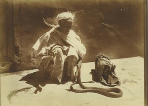 Morocco Marrakech Snake Charmer Serpent Old Photo Felix 1915 #1 - Bild 1 von 3