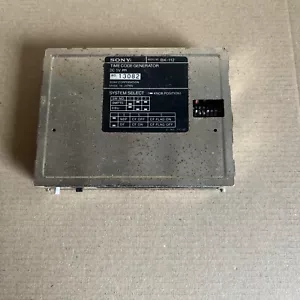 Generador de código de tiempo SONY BK-112 - PUBLICACIÓN GRATUITA G1C - Imagen 1 de 3