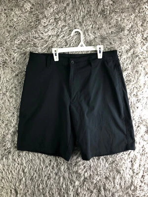 C9 Champion Mens Size 36W Mid Rise Dark Wash Black Polyester Shorts Lightweight - Image 1 of 4