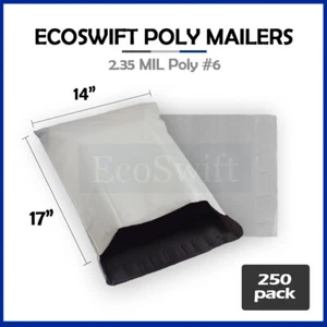 250 BUSTE PER SPEDIZIONI BUSTE AUTOSIGILLANTI 14x16 ECOSWIFT BIANCHE POLI - Foto 1 di 5