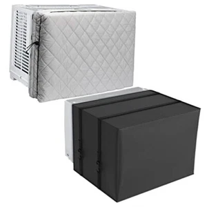 2 Pack Indoor Outdoor Window Air Conditioner Cover Adjustable Window AC Unit - Picture 1 of 8