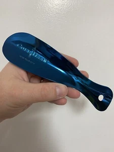 COLE HAAN NYC METALLIC Blue METAL SHOE HORN Men’s Fashion Gift Stylish Dad - Picture 1 of 5