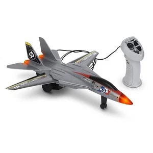 Playkidiz Wired Remote Control Plane, with Lights & Sounds Navy Star Airplane - Picture 1 of 7