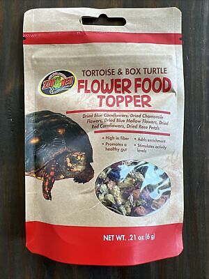 ZOO MED TORTOISE & BOX TURTLE FLOWER FOOD TOP...