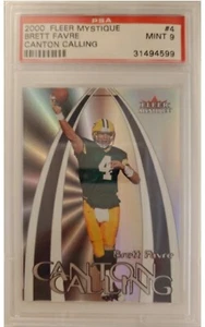 2000 Fleer Mystique Brett Favre CANTON CALLING PSA 9 card POP 6 - Picture 1 of 2