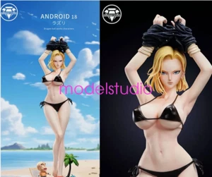 Diamond Studio Dragon Ball Beach Android 18 Model Pu Pre-order 1/6 Scale H35cm - Picture 1 of 5