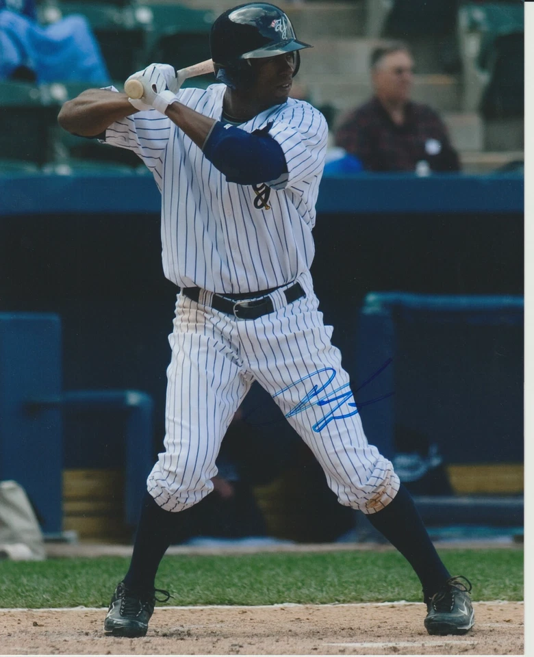 奥斯汀·杰克逊手工签名亲笔签名 8 X 10 照片真品证明亲笔签名底特律老虎洋基队 — 第 1/1 张图片