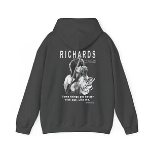 Felpa con cappuccio unisex Keith Richards, stampa artistica, maglietta, t-shirt, regalo, camicia, maglietta, vintage - Foto 1 di 12