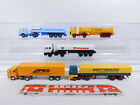 CP237-0.5# 5x Wiking H0/1:87 semi-trailer: DAF BP + MB Hoechst + Scania + Ford NEW