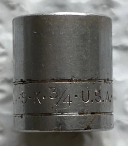 SK TOOLS USA 45124, 3/8" DRIVE, 3/4" SOCKET, SHALLOW, 12 POINT. - Bild 1 von 9