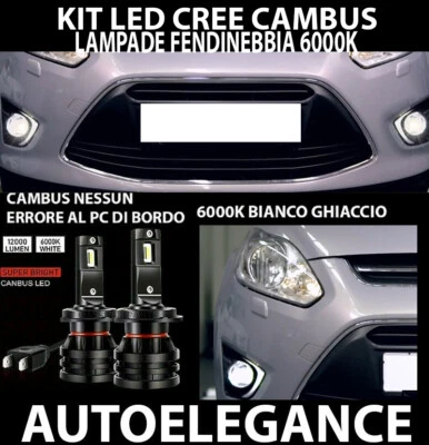 Ford C-Max MK2 Lámparas Luz Antiniebla LED 10.000LM Cambus - At - Imagen 1 de 4