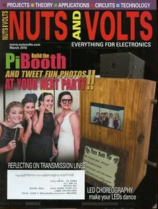Nuts and Volts Magazine March 2016 Build the PiBooth and tweet fun photos! - Imagen 1 de 2