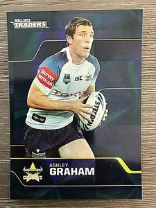 2013 NRL TRADERS 'PARALLEL SILVER' TRADING CARD - ASHLEY GRAHAM/COWBOYS - Picture 1 of 1