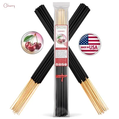 CHERRY Incense Sticks 19" Jumbo Extra Large Bulk Handmade Hand Dipped - Image 1 of 4