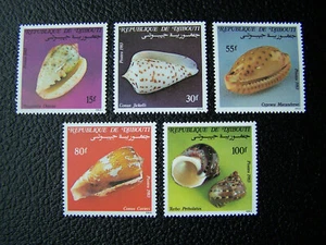 DJIBOUTY SEA WORLD STAMPS 1983 YEAR COMPLETE SET, SCOTT # 563-567. MNH, OG. - Picture 1 of 1