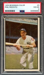 1953 Bowman Color #9 Phil Rizzuto PSA 4 HOF New York Yankees 6884