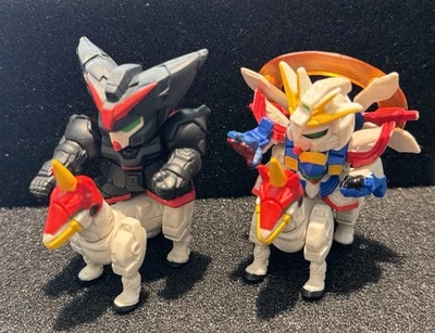 BANDAI Gashapon Figure Minifigure SD GUNDAM FULL COLOR GOD + MASTER + FUUNSAIKI - Image 1 of 4