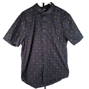 Camisa Vans Abotonada Fuera de la Pared Para Hombres Grande Azteca Suroeste Tribal Patinador - Imagen 1 de 13