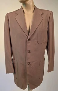 VINTAGE 1960’S MEN’S SUIT JACKET BLAZER FR MUSEUM DEACCESSION SIZE 38L - Picture 1 of 4