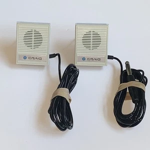 Craig Vintage Pair of Model HM-7 Mini Speakers - Made in Japan - Picture 1 of 4