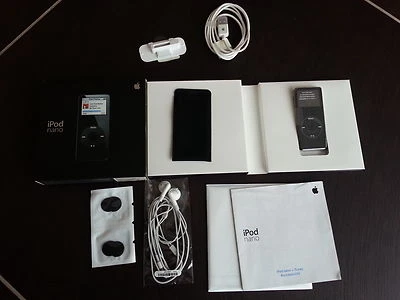 Apple iPod nano 4GB black 1. Generation MA107FD/A schwarz  - Bild 1 von 3