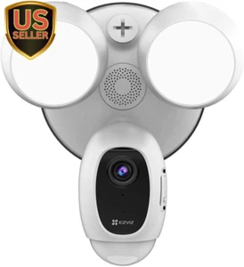 Floodlight Security Camera Wifi 1080P, Motion-Activated Enhanced with PIR&H26... - Picture 1 of 1