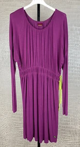 SKUNKFUNK Damen Gr. ca. 42 Kleid Stretch Jersey Tunika lila purple Dress 7A6 - Bild 1 von 4