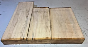 SMALL BOARDS 3PCS LOT 297A SYCAMORE WOODTURNING TIMBER BLANK - Picture 1 of 1