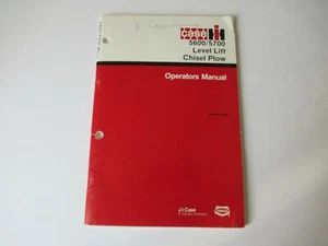 1988 CASE CASEIH 5600 5700 level lift chisel plow operator's manual - Picture 1 of 9