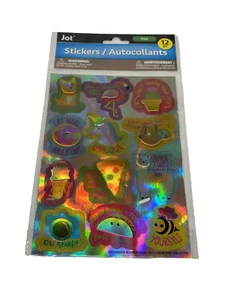 JOT 12 stickers crafts scrapbook art FOIL - Picture 1 of 1