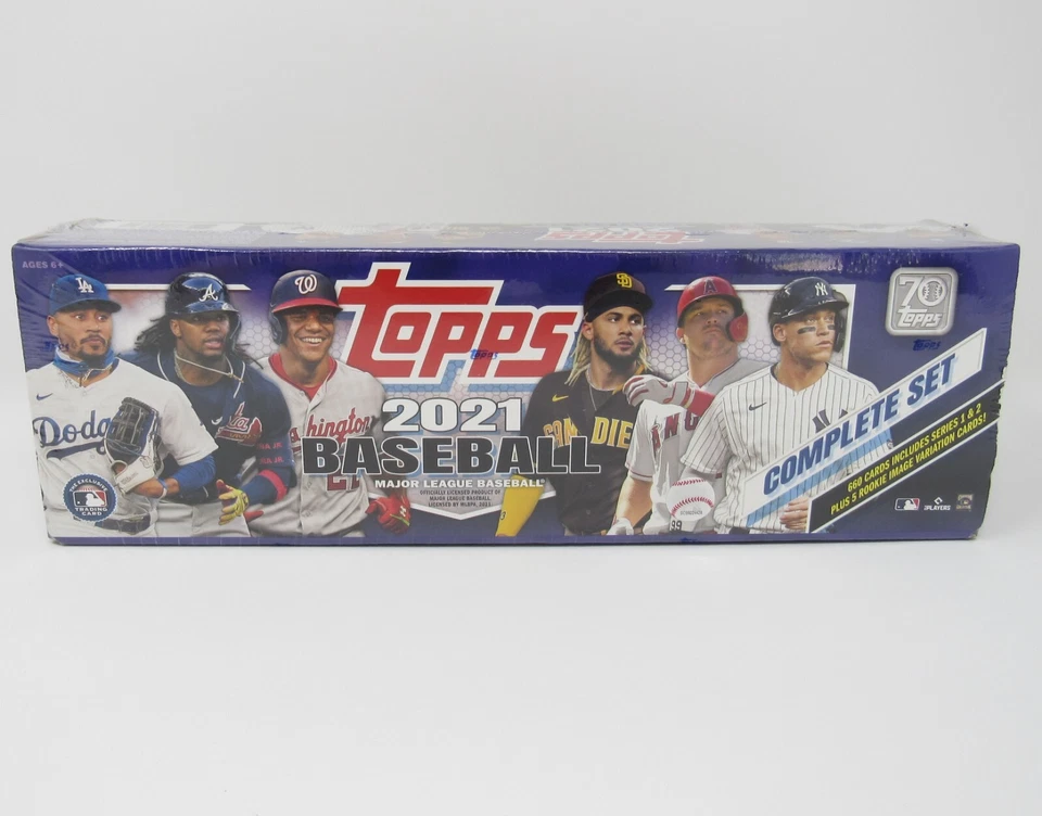 2021 Topps MLB Baseball Complete Factory Set Blue Version